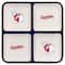 The Memory Company MLB 4 Section Square Ceramic Tray